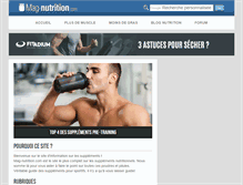 Tablet Screenshot of mag-nutrition.com